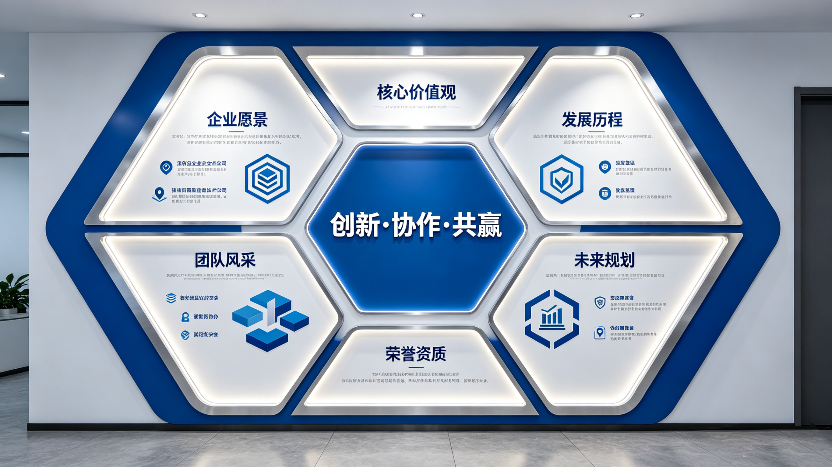 宁波企业文化墙六边形避坑指南（新手常犯5个错误）